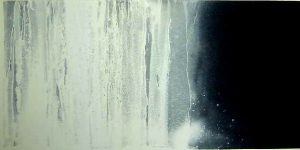 Waterfall on Print#2 - copy toner aquatint (SOLDOUT)
